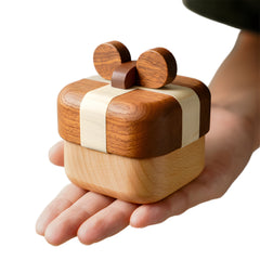 Proposal ring box, wooden ring box, jewelry gift box, engagement gift.