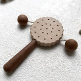 Wooden rattle