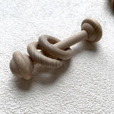 Wooden rattle