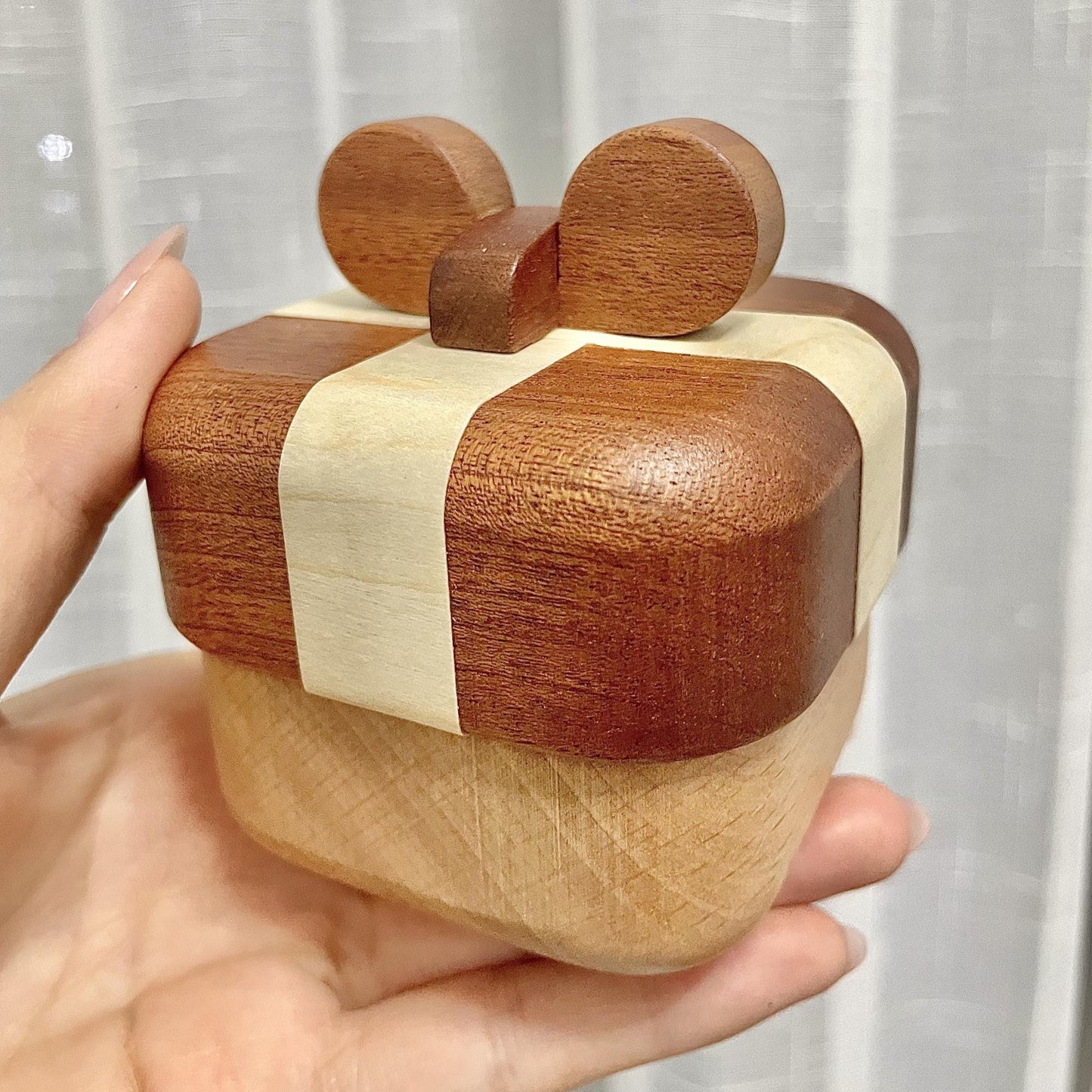 Proposal ring box, wooden ring box, jewelry gift box, engagement gift.