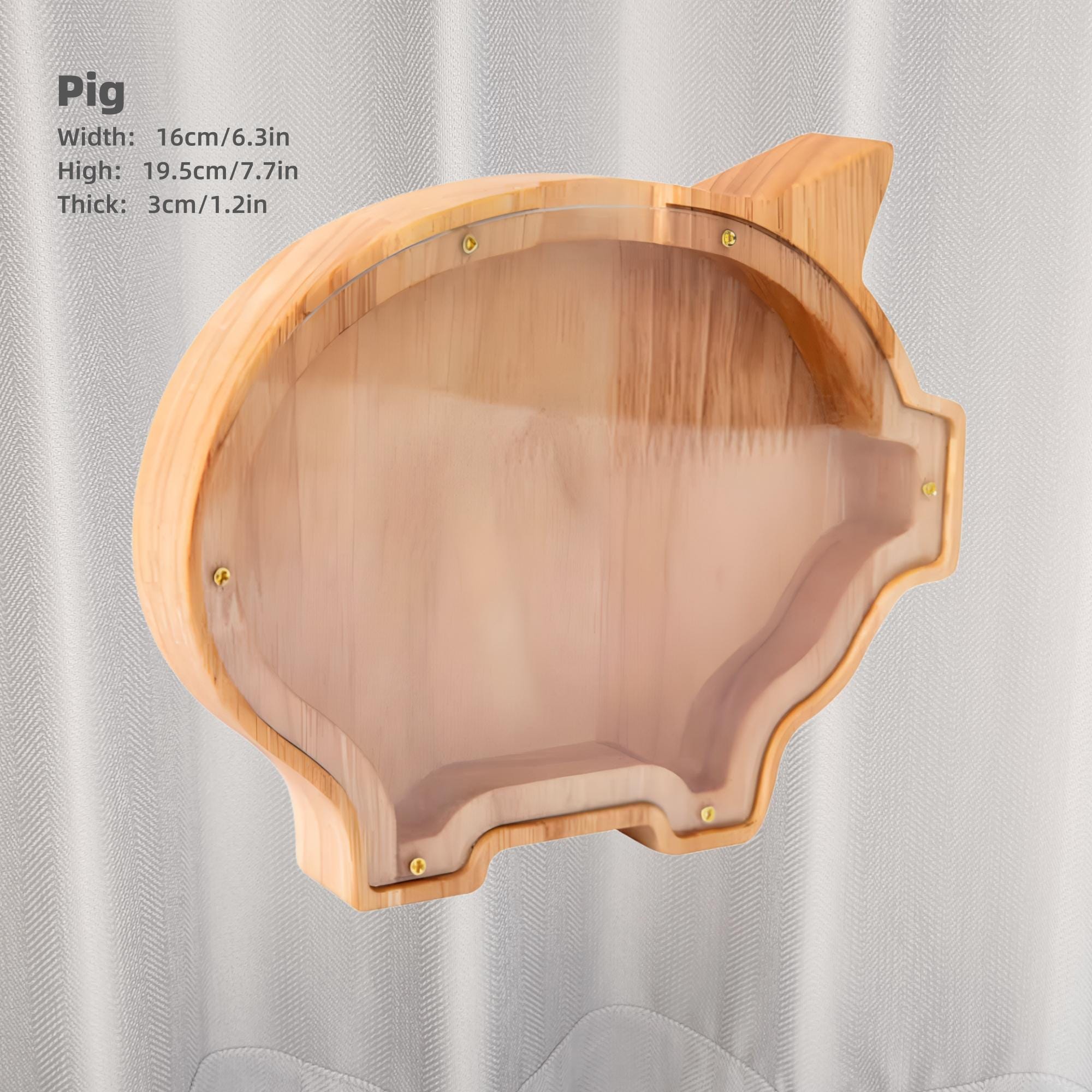 Transparent piggy bank, gift for kids, kids toys, birthday gift.