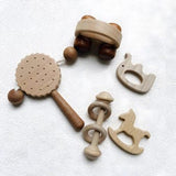 Wooden rattle