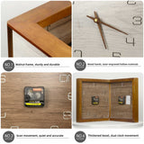 Walnut Reversible Clock