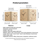 Ultra-thin double-sided clock