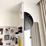 Simple corner wall clock