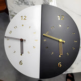 Simple corner wall clock