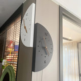 Simple corner wall clock