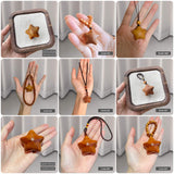 Wooden star pendant