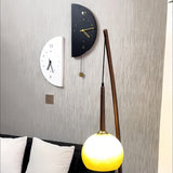 Simple corner wall clock