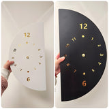 Simple corner wall clock