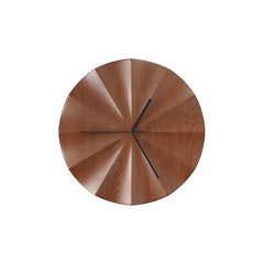 Selected solid wood three-dimensional carved silent round wall clock