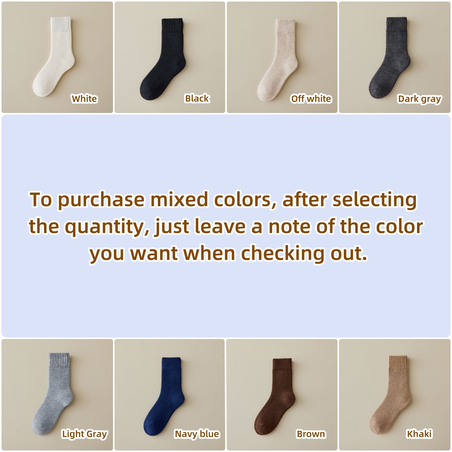 Men's thick cashmere socks, winter warm socks, exclusive for men.