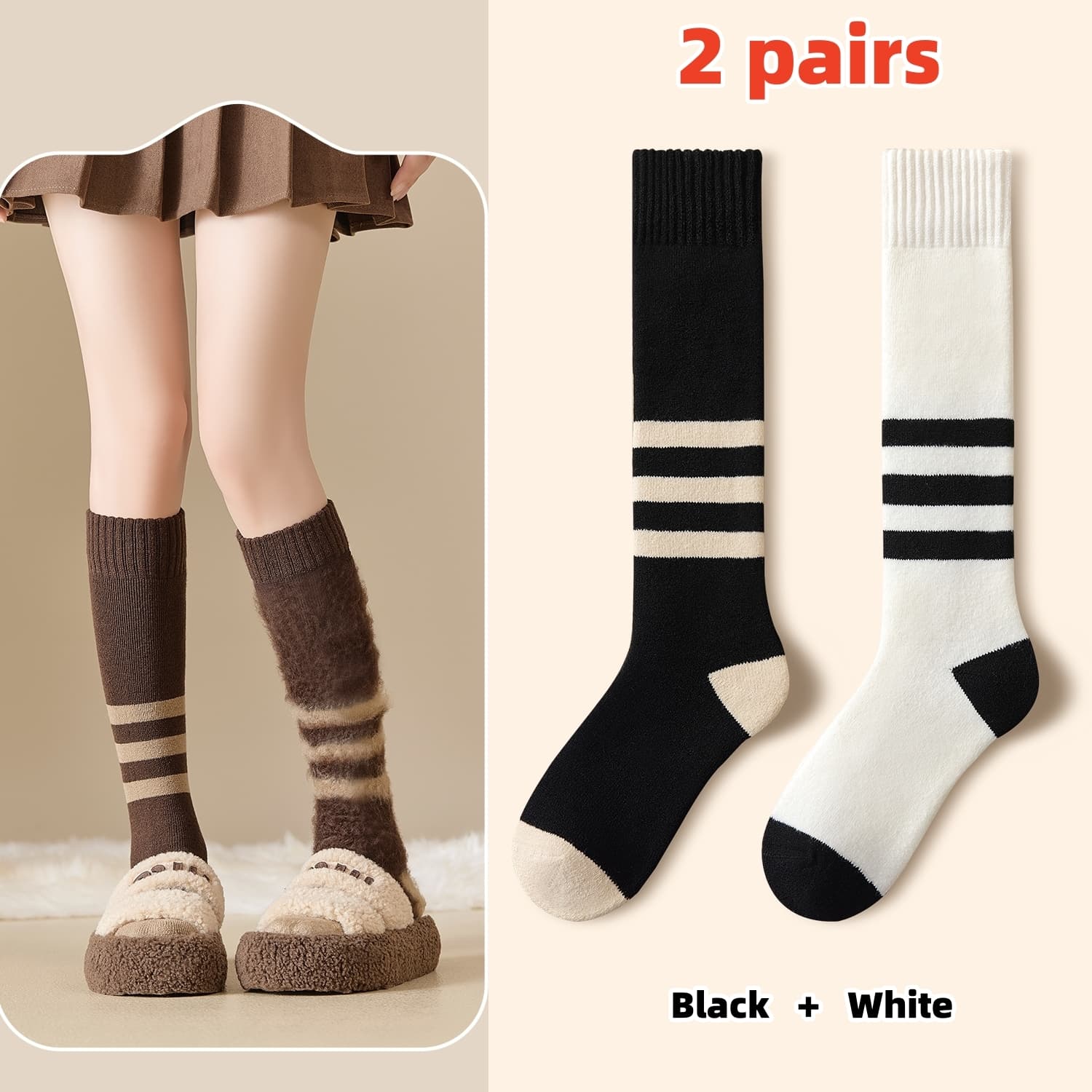 High quality women's wool thermal socks are suitable for different situations, you can wear them as winter socks, thermal socks, hiking socks, office socks, school socks, home socks, work socks, crew socks, rag socks, heavy duty socks, Boots and socks for all occasions.