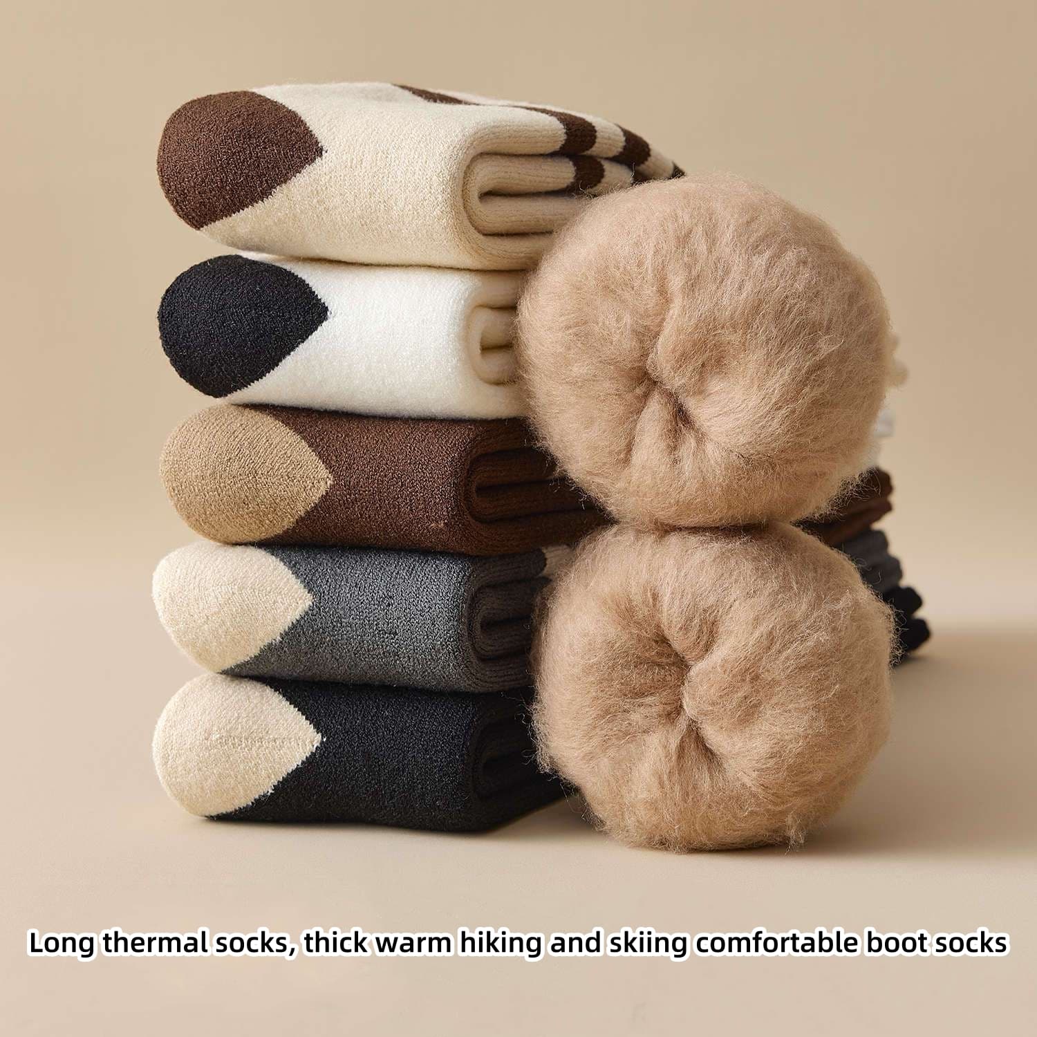 High quality women's wool thermal socks are suitable for different situations, you can wear them as winter socks, thermal socks, hiking socks, office socks, school socks, home socks, work socks, crew socks, rag socks, heavy duty socks, Boots and socks for all occasions.