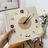 Giant panda wall clock