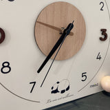 Giant panda wall clock