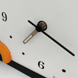 Outside corner modern wall clock