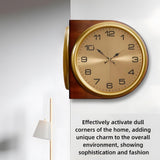 Retro double sided wall clock