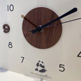 Giant panda wall clock