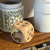 Dice bottle opener